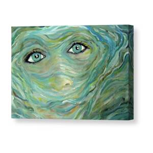 Murky Waters of Memories  stretched canvas print
