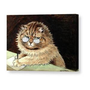  FitNxt Louis Wain Poster Cats' Christmas Gifts Canvas