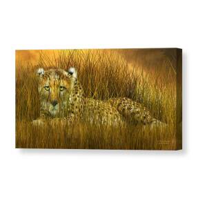 Cheetah Moods Canvas Print / Canvas Art by Carol Cavalaris