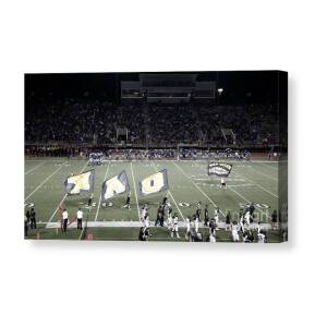 Rustic Football Canvas Print / Canvas Art by Amy Steeples