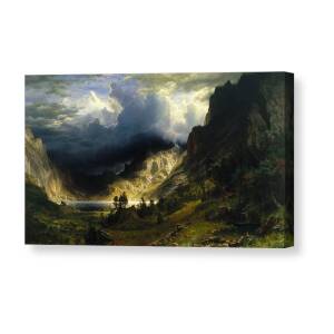 Among the Sierra Nevada Canvas Print / Canvas Art by Albert Bierstadt