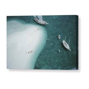 Stocking Island, Bahamas Canvas Print by Slim Aarons