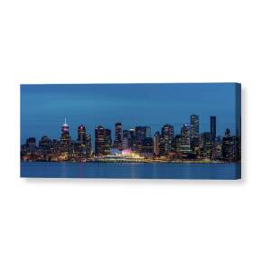 Vancouver night scene in Gastown Canvas Print / Canvas Art by Pierre ...