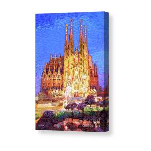Sagrada Familia Canvas Print / Canvas Art by Jane Small