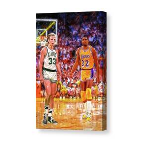 Lebron James Michael Jordan Kobe Bryant Canvas print –