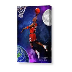 Michael Jordan Kobe Bryant LeBron James poster basketball player canvas  wall art painting fan gift living room decoration (A-Canvas roll,20x24inch)  : : Home & Kitchen