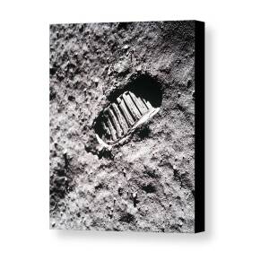 Buzz Aldrin Bootprint on Moon 8.5x11" Photo Print Apollo 11 NASA Lunar Landscape 