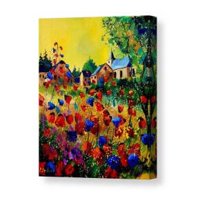 Blue cornflowers Canvas Print / Canvas Art by Pol Ledent