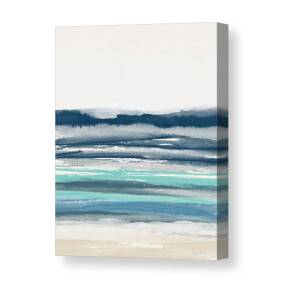 Soothing Sea - Abstract painting Canvas Print / Canvas Art by Linda Woods