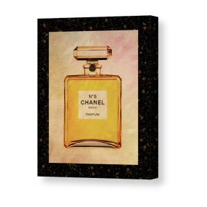 A Pink Floral Chanel No.5 Bottle by Sandi OReilly