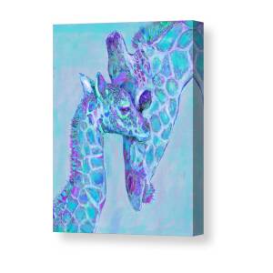 Mother Giraffe Canvas Print / Canvas Art by Jane Schnetlage
