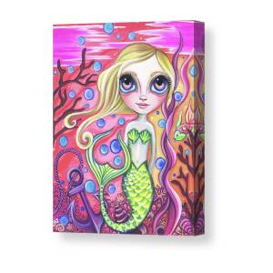 Aquatic Mermaid Canvas Print / Canvas Art by Jaz Higgins