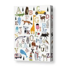 Little Nature Alphabet Canvas Print / Canvas Art by Bri Buckley