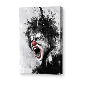 The Clown Canvas Print by Balazs Solti The Clown Canvas Print by Balazs Solti