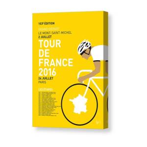 My Tour De France Minimal Poster Canvas Print / Canvas Art by Chungkong Art
