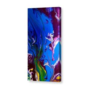 Blue and Yellow Abstract Painting SIRIUS the brightest glow in the ...