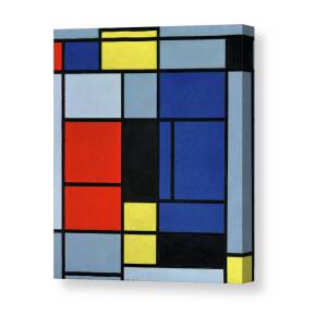 Composition, 1919-1920 Canvas Print / Canvas Art by Piet Mondrian