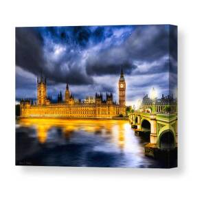 London Calling - Red Telephone Box Canvas Print / Canvas Art by Mark ...