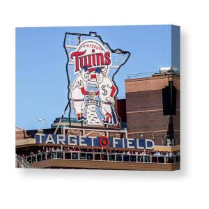 Harmon Killebrew Statue and Target Field Photograph by Tom Gort