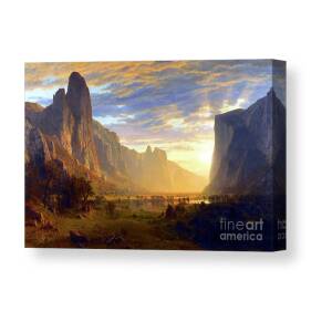Golden Light of California Canvas Print / Canvas Art by Albert Bierstadt