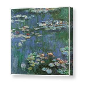 Water-lily Pond Giverny Canvas Print / Canvas Art by Claude Monet
