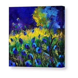 Purple Wild Flowers Canvas Print / Canvas Art by Pol Ledent