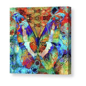 Mandala Butterfly 1 - Art by Sharon Cummings Canvas Print / Canvas Art ...