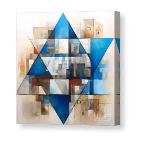 The Star of David Canvas Print by Mark Ashkenazi