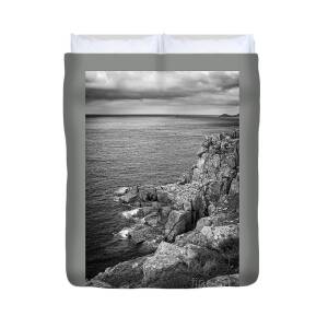 Lands End Cornwall Duvet Cover For Sale By Steve Young