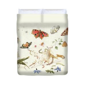 Bronze copper butterfly Duvet Cover for Sale by Anonymous