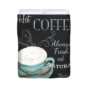 Whimsical Coffee 1 Duvet Cover for Sale by Debbie DeWitt