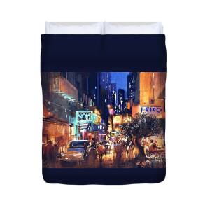 Derelict Ship Duvet Cover for Sale by Tithi Luadthong