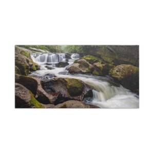 Waterfalls - WNC Waterfall Photography Hidden Falls Bath Towel for Sale ...