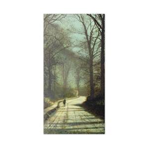The Lady of Shalott Hand Towel for Sale by John Atkinson Grimshaw