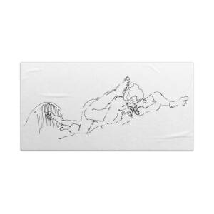 Female Erotic Drawings 3 Shower Curtain for Sale by Gordon 