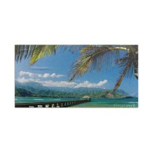 Flapping Palm Trees Beach Towel for Sale by Han Choi - Printscapes