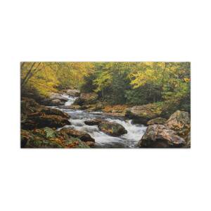 Blue Ridge Parkway Fall Foliage - The Light Beach Towel for Sale by ...