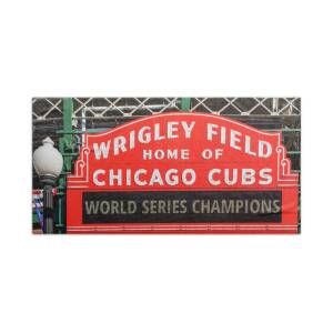 Chicago Cubs World Series Champions T-Shirt by Lindley Johnson - Pixels