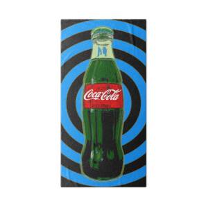 Coca cola Pop Art Beach Towel by Jean luc Comperat - Fine Art America