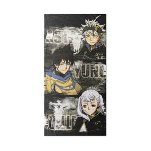 Black Clover Anime Characters Beach Towel by Anime Art - Pixels