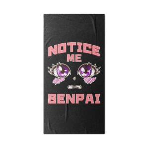 Notice Me Senpai Anime Cute Anime Eyes Japanese Tote Bag by The Perfect  Presents - Pixels
