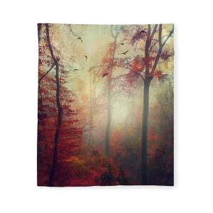 Forest Path Fleece Blanket for Sale by Dirk Wuestenhagen