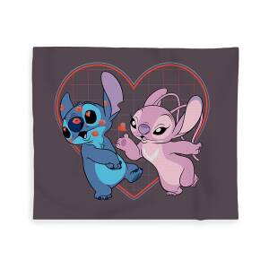 Cute Stitch & Angel - Lilo And Stitch - Tapestry