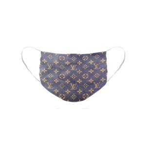 Louis Vuitton Brown Red Fabric Face Mask for Sale by To-Tam Gerwe