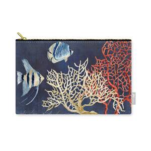 Indigo Ocean - Tan Fan Coral n Angelfish Carry-all Pouch for Sale by ...