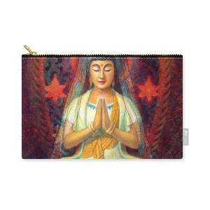 Midnight Meditation Kuan Yin Carry-all Pouch for Sale by Sue Halstenberg