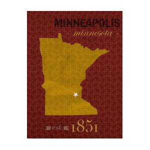 Minneapolis Sports Fan Recycled Vintage Minnesota License Plate Art Wild  Vikings Timberwolves Twins Long Sleeve T-Shirt by Design Turnpike -  Instaprints
