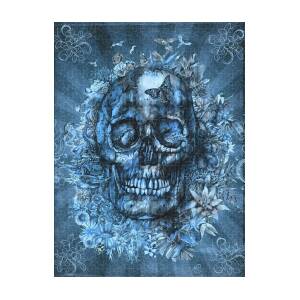 Floral Tropical Skull Jigsaw Puzzle by Bekim M - Pixels
