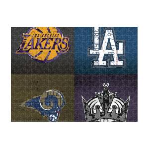 Los Angeles License Plate Art Sports Design Lakers Dodgers