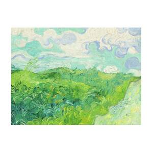 Auvers Wooden Puzzle By Vincent van Gogh Wooden Puzzle For Adults 500 250 750 or 1000 pieces. Green Wheat Fields